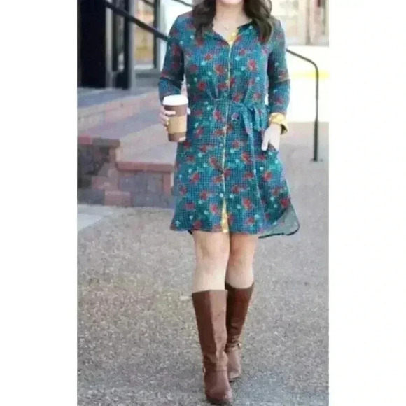 Matilda Jane Red Floral Midi Dress - Picture 3 of 11